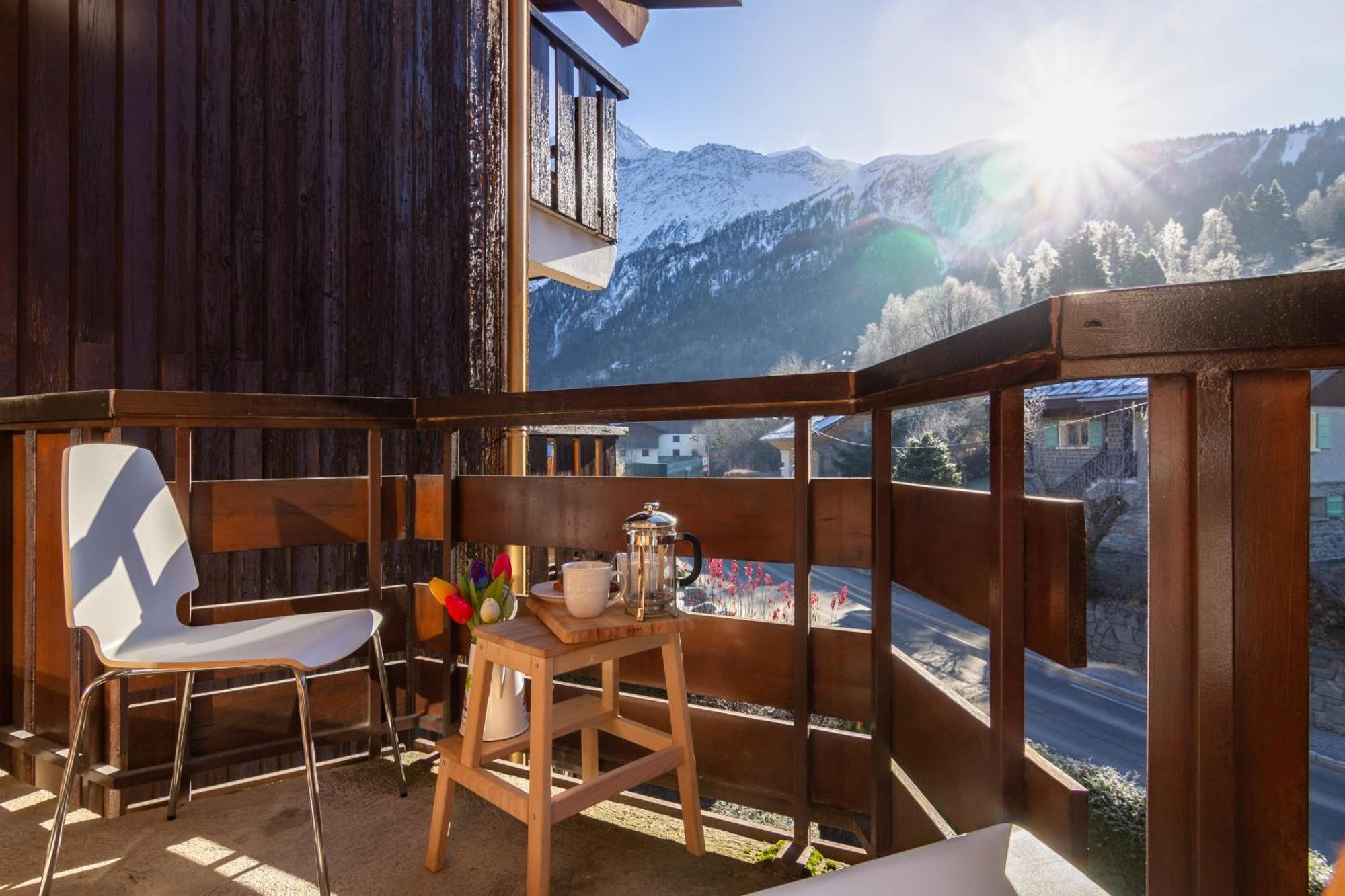 Residence Le Prarion 24A Ski In- Ski Out - Happy Rentals 莱苏什 外观 照片