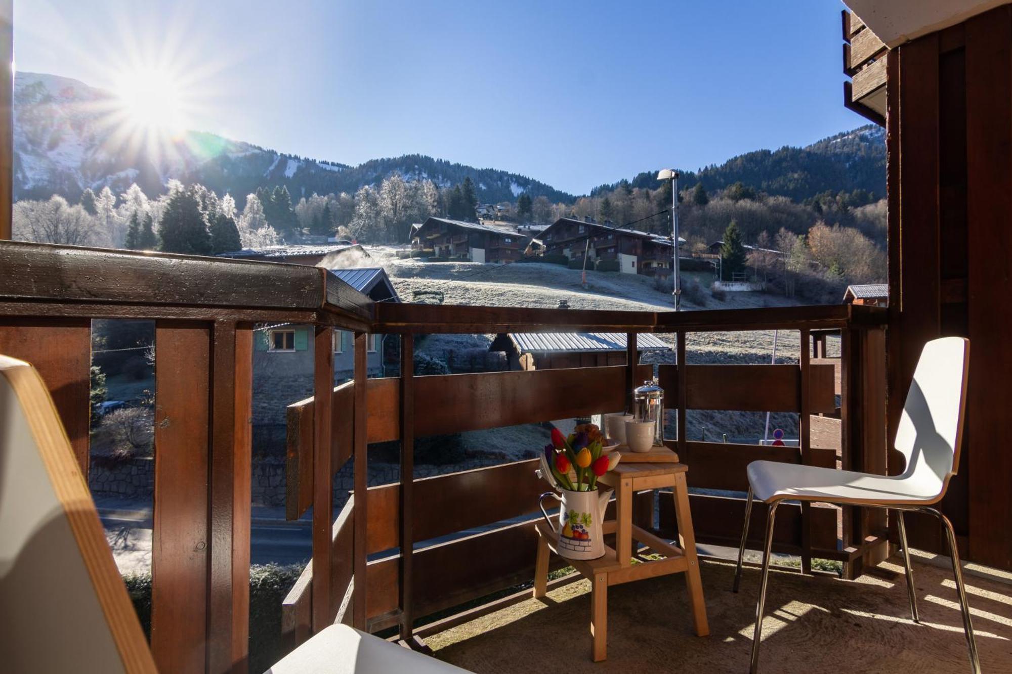 Residence Le Prarion 24A Ski In- Ski Out - Happy Rentals 莱苏什 外观 照片